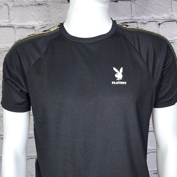 Playboy by Pacsun Black Logo T-Shirt, Men's Small - Picture 1 of 10